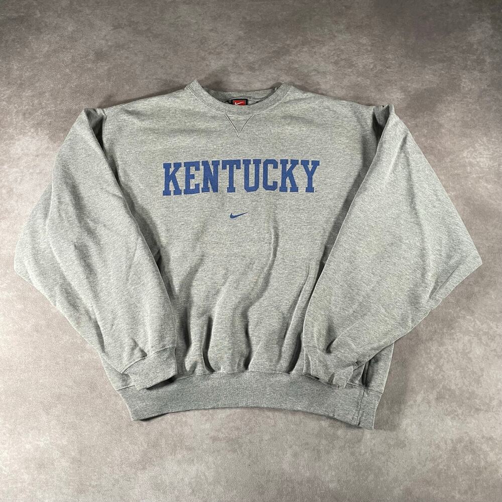 Vintage Nike Center Swoosh University of Kentucky Sweatshirt Crewneck Medium